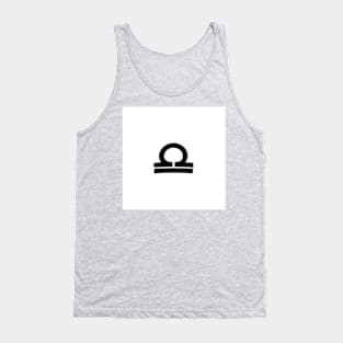 Libra Symbol Art Tank Top